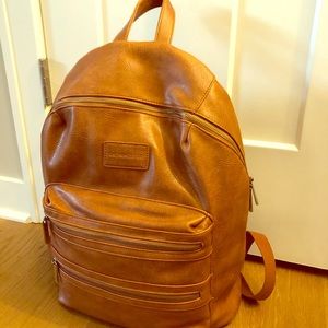 Honest Company leather diaper bag